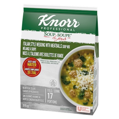 Knorr® Professional Soup Du Jour Mix Italian Style Wedding with Meatballs 4 x 515 gr - 